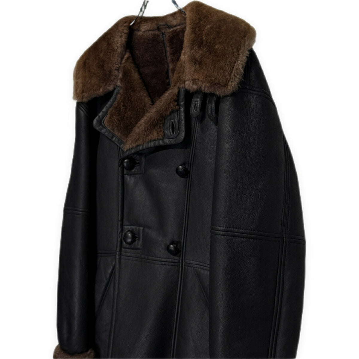 LQ Y's for men Archive Lamb Mouton Coat Black