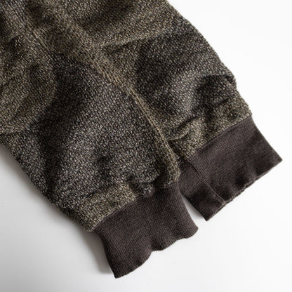 YOHJI YAMAMOTO POUR HOMME Inside-out Camouflage Knit Sweater Green Size 3