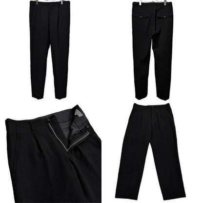 Yohji Yamamoto PH 95SS Wool Kogin Sashiko Suit Black Size S・M