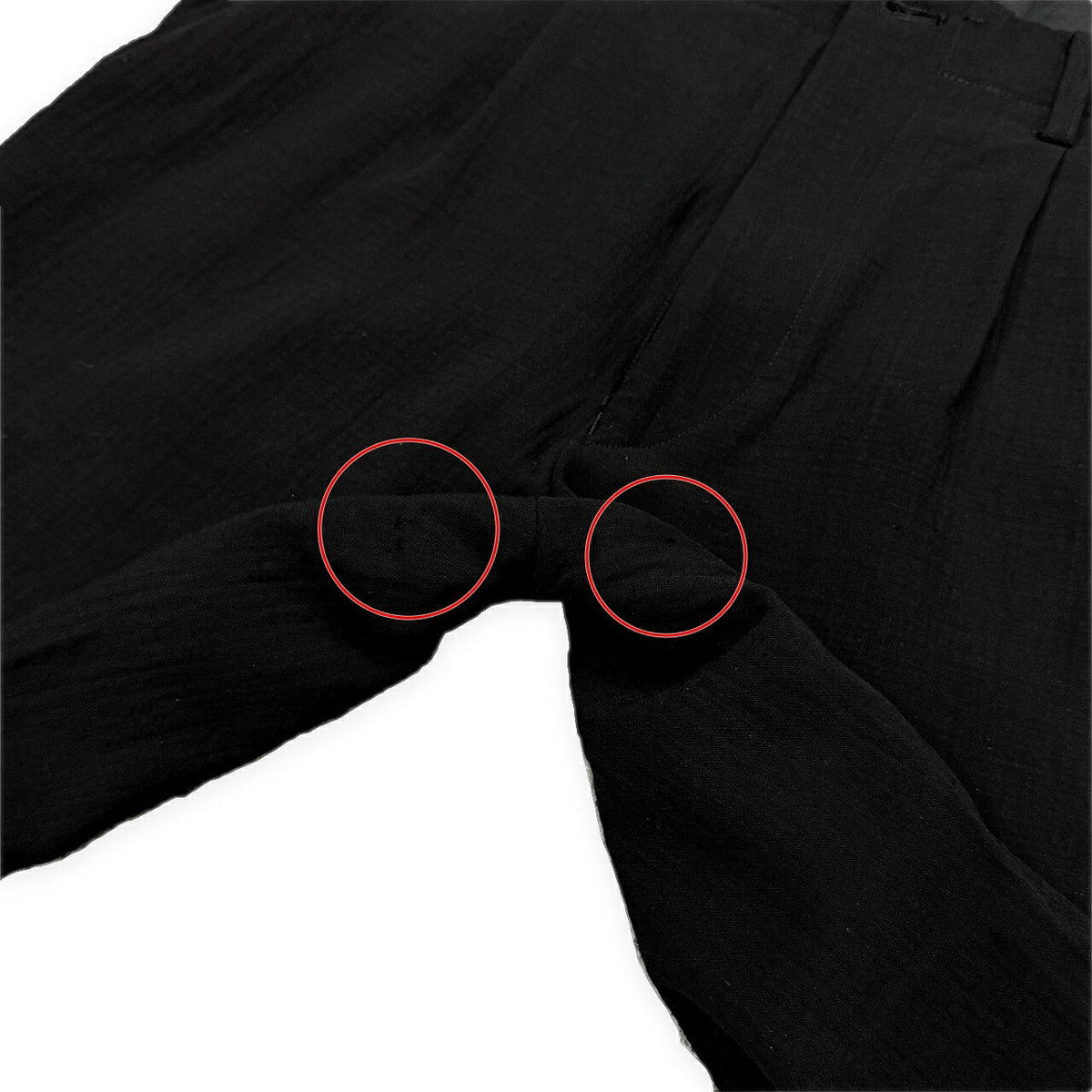 Yohji Yamamoto PH 95SS Wool Kogin Sashiko Suit Black Size S・M
