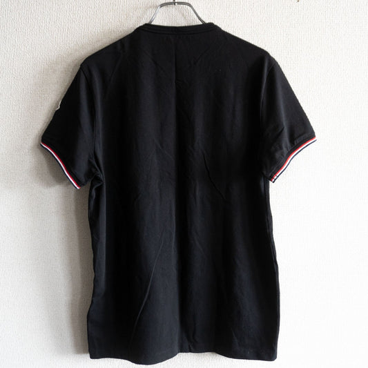 Moncler V-neck T-shirt Black Size M