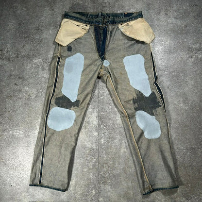 Levi's 60s 551ZXX V-Stitch Offset Loop Denim Pants Size W36
