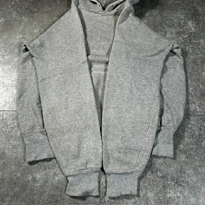 Healthknit 60s Vintage Raglan Hoodie Heather Gray Size L