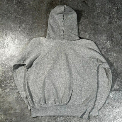 Healthknit 60s Vintage Raglan Hoodie Heather Gray Size L