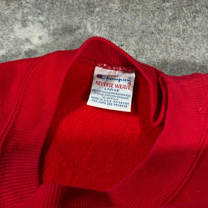 Champion Reverse Weave 90s USA Brown Sweatshirt Red Size L
