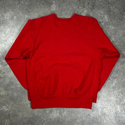 Champion Reverse Weave 90s USA Brown Sweatshirt Red Size L