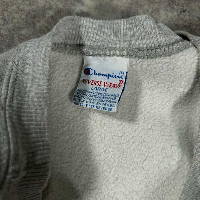 Champion 90s RW OUTWARD BOUND Compass Sweatshirt Gray Size L