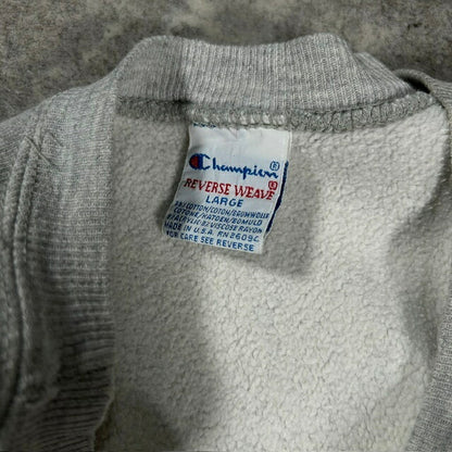 Champion 90s RW OUTWARD BOUND Compass Sweatshirt Gray Size L