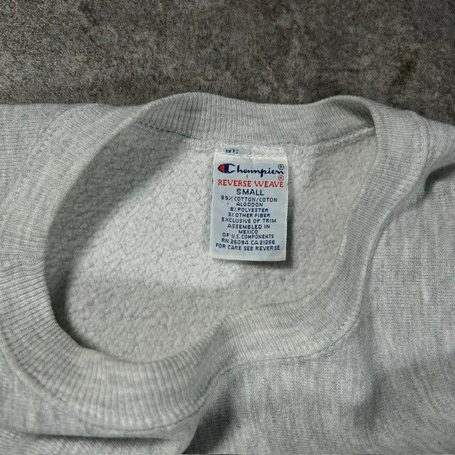 Champion Reverse Weave 90s Boston Sweatshirt Gray Size Small