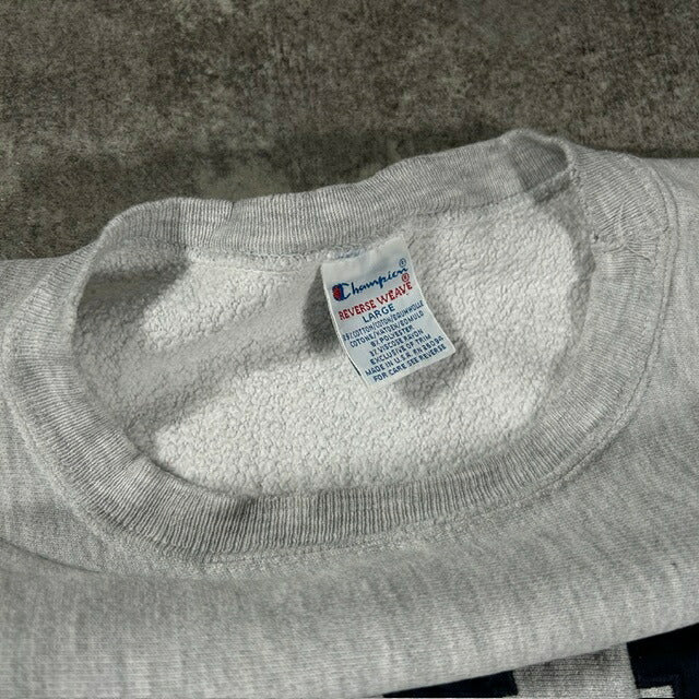 Champion 90s YALE Reverse Weave Sweatshirt Gray Size LARGE