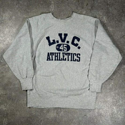 Champion 90s Reverse Weave 3-Tier College Sweatshirt Size X-LARGE