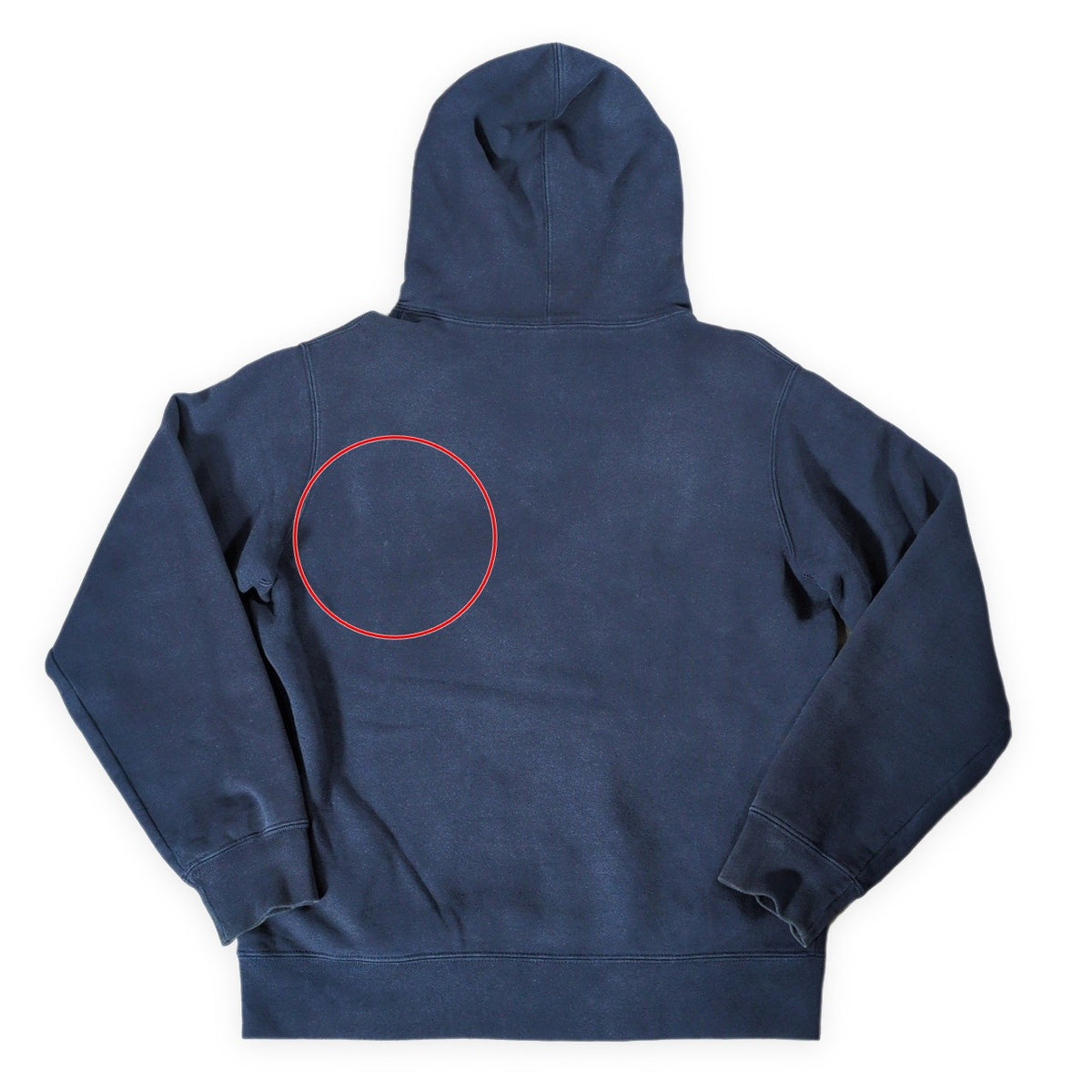 Supreme 18SS Corner Label Hoodie Blue