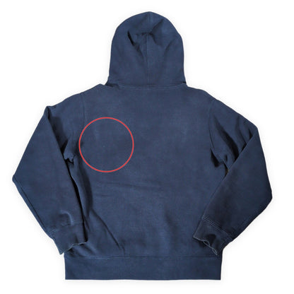 Supreme 18SS Corner Label Hoodie Blue