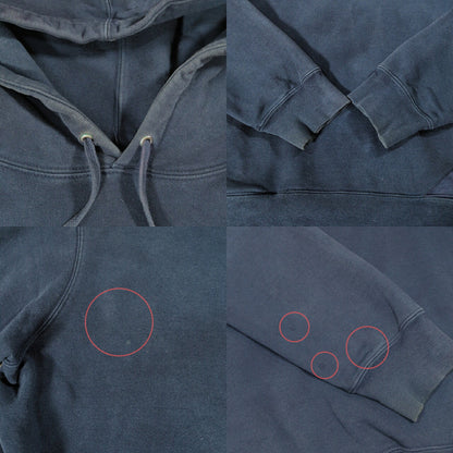 Supreme 18SS Corner Label Hoodie Blue