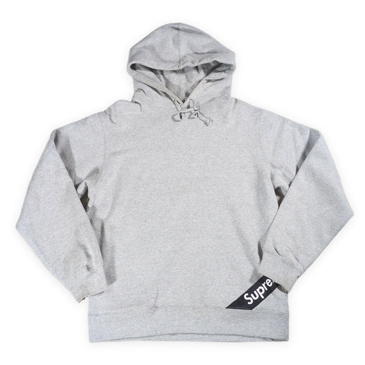 Supreme 18SS Corner Label Hoodie Gray Size L