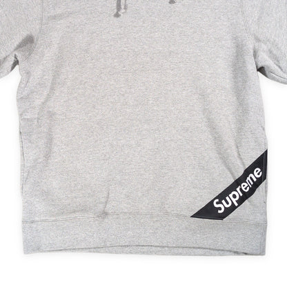 Supreme 18SS Corner Label Hoodie Gray Size L