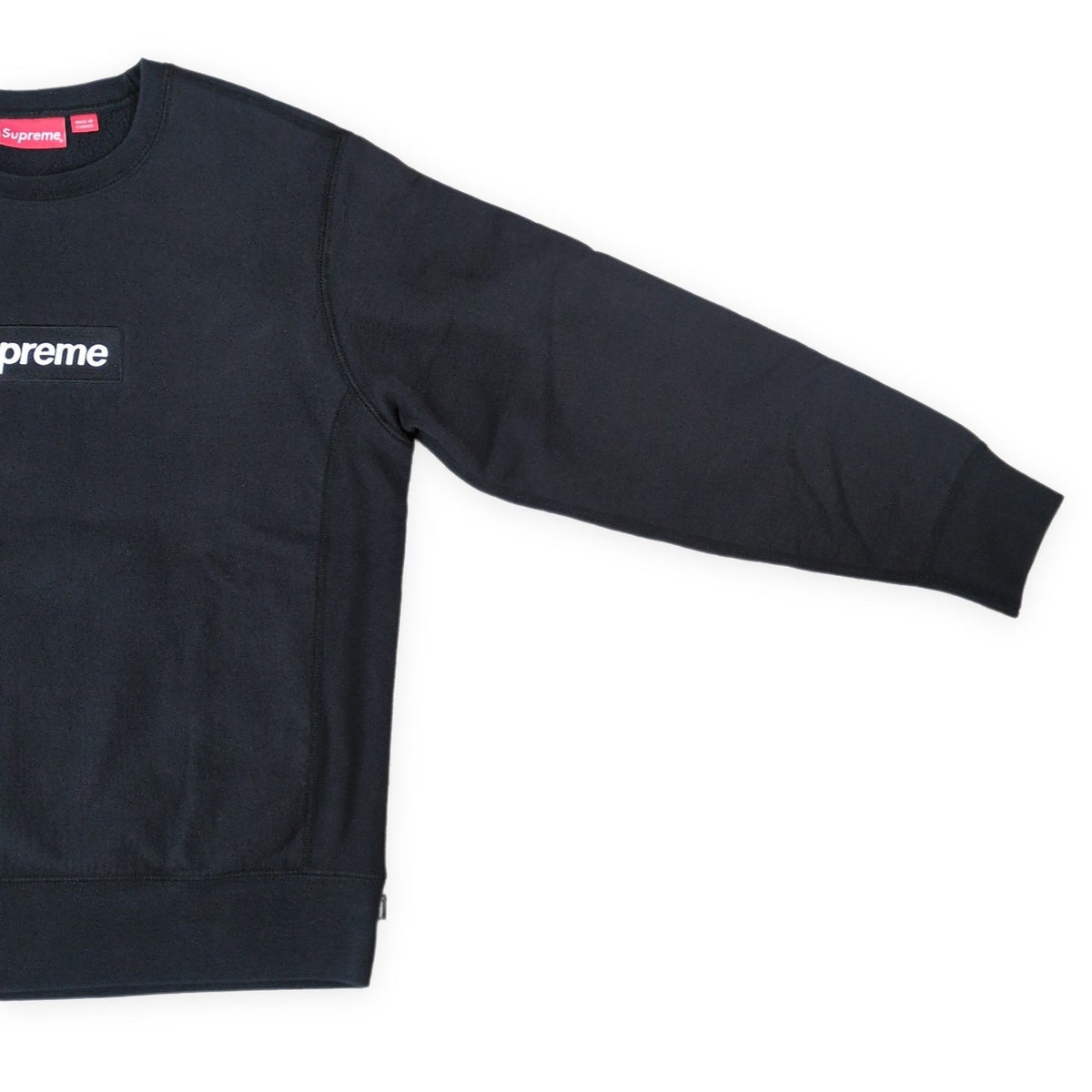 Supreme 18AW Box Logo Crewneck Black Size M