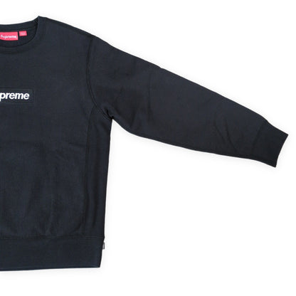 Supreme 18AW Box Logo Crewneck Black Size M