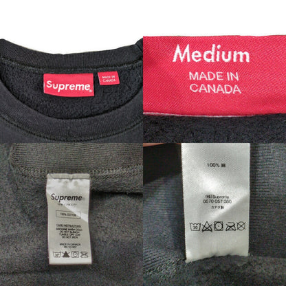 Supreme 18AW Box Logo Crewneck Black Size M