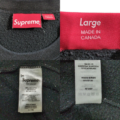 Supreme 22AW Small Box Logo Crewneck Sweatshirt Black Size L