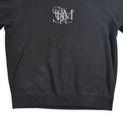 Supreme 22SS Overlap Crewneck Sweatshirt Black Size L