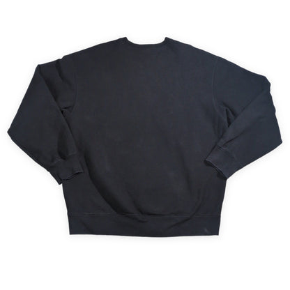 Supreme 22SS Overlap Crewneck Sweatshirt Black Size L
