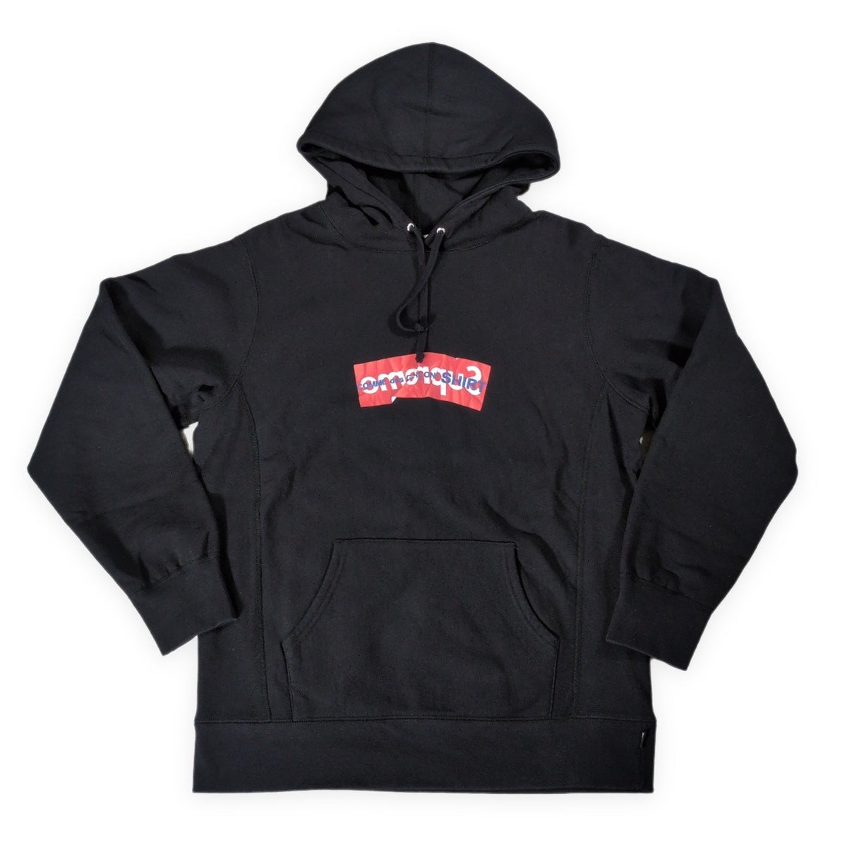 Supreme CDG SHIRT Box Logo Hoodie Black Size L