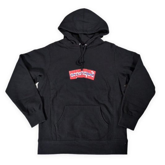 Supreme CDG SHIRT Box Logo Hoodie Black Size L