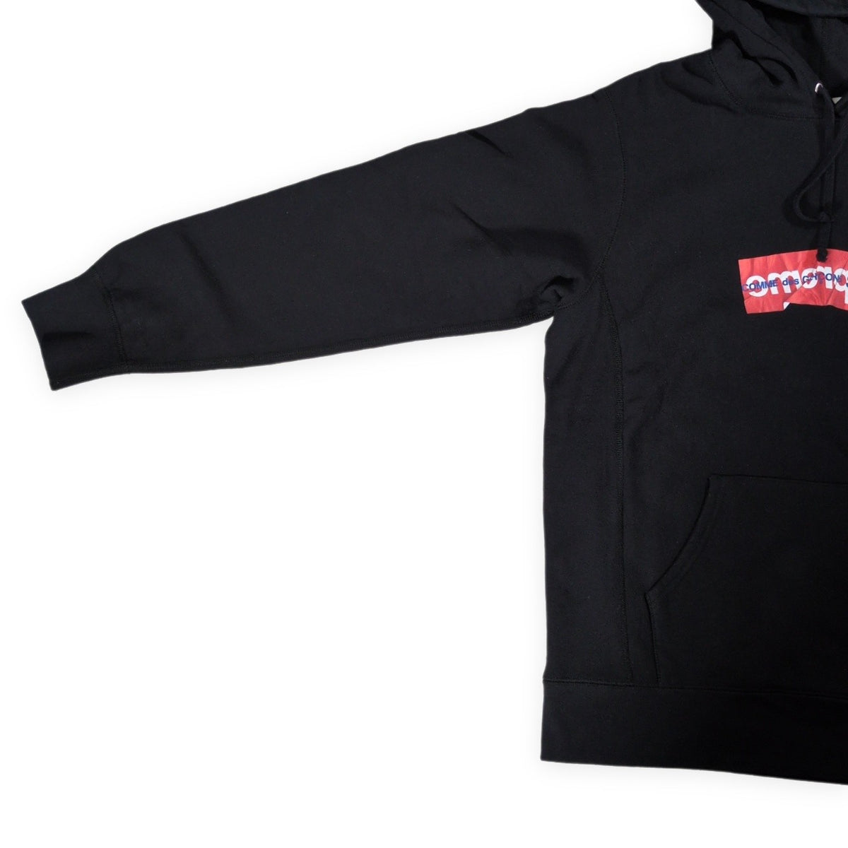 Supreme CDG SHIRT Box Logo Hoodie Black Size L