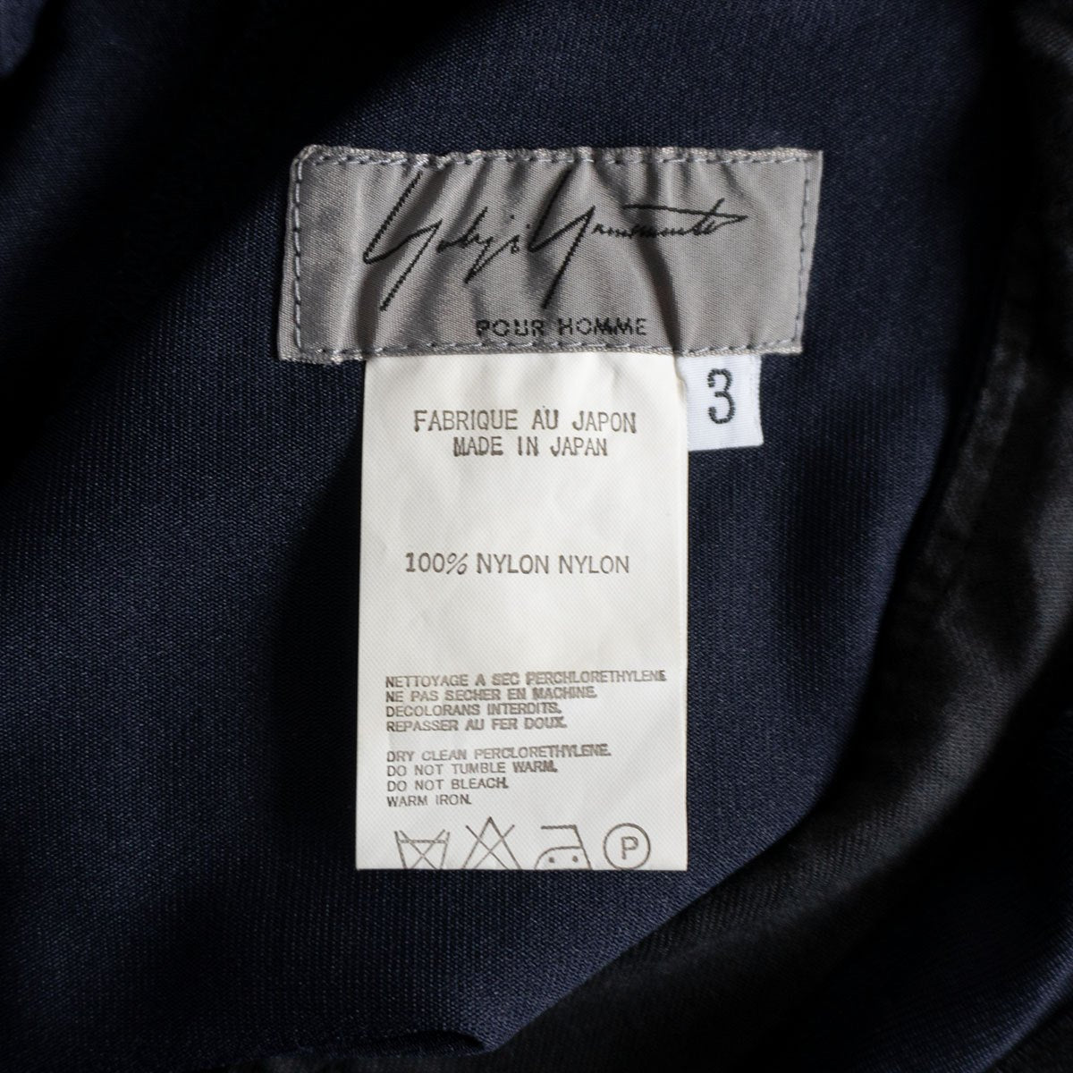 YOHJI YAMAMOTO POUR HOMME Cropped pants Blue Size 3