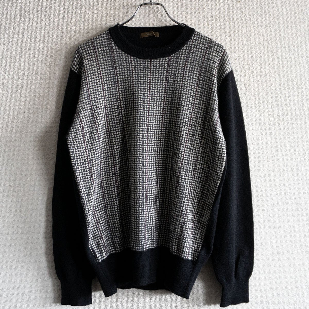 Y's for Men Crew neck wool knit Sweater Size 3