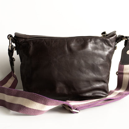 Bally Leather Shoulder Bag Brown