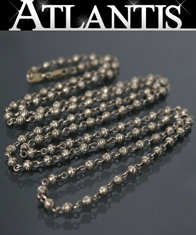CHROME HEARTS Tiny Beads Silver Necklace Size ONE SIZE