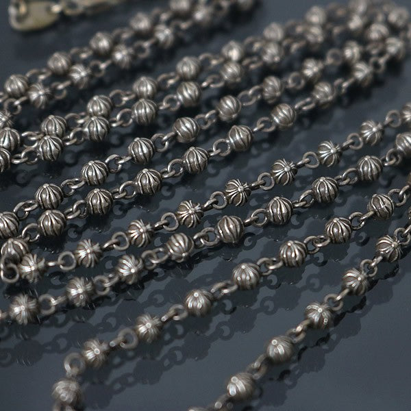 CHROME HEARTS Tiny Beads Silver Necklace Size ONE SIZE