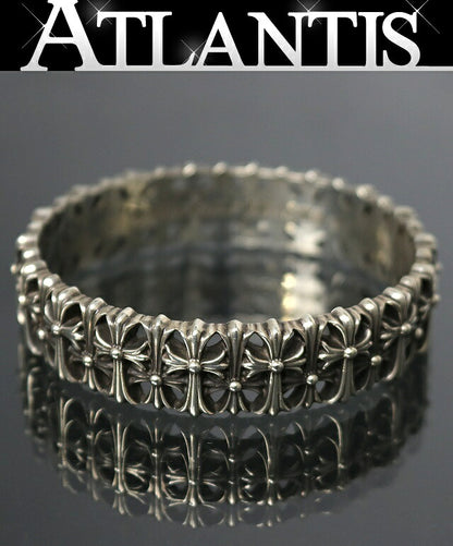 CHROME HEARTS SV925 Cemetery Bangle Silver Size ONE SIZE