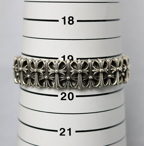 CHROME HEARTS SV925 Cemetery Bangle Silver Size ONE SIZE