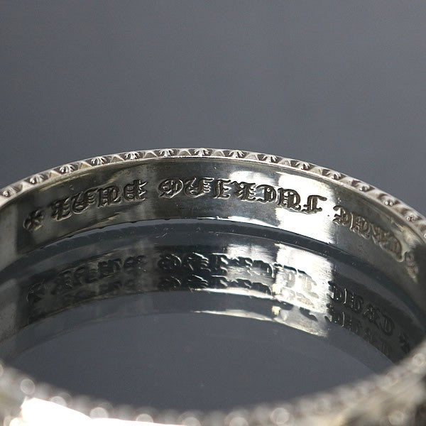 CHROME HEARTS Beat Punk Silver Bangle Bracelet Size ONE SIZE