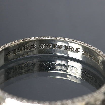 CHROME HEARTS Beat Punk Silver Bangle Bracelet Size ONE SIZE