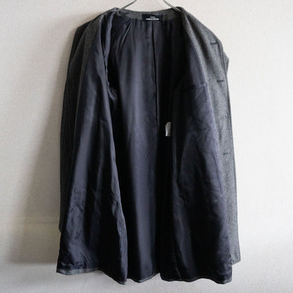 Comme des Garcons Tricot 80S Wool wrap coat Gray Size XL