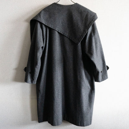 Comme des Garcons Tricot 80S Wool wrap coat Gray Size XL