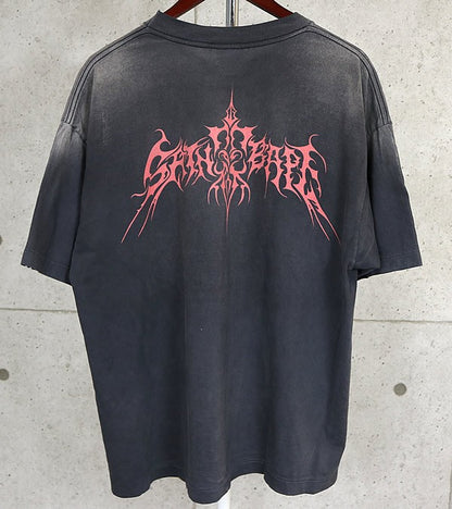BAPE 25FW x SAINT MICHAEL Saint Bape SS Tee Black Size XL
