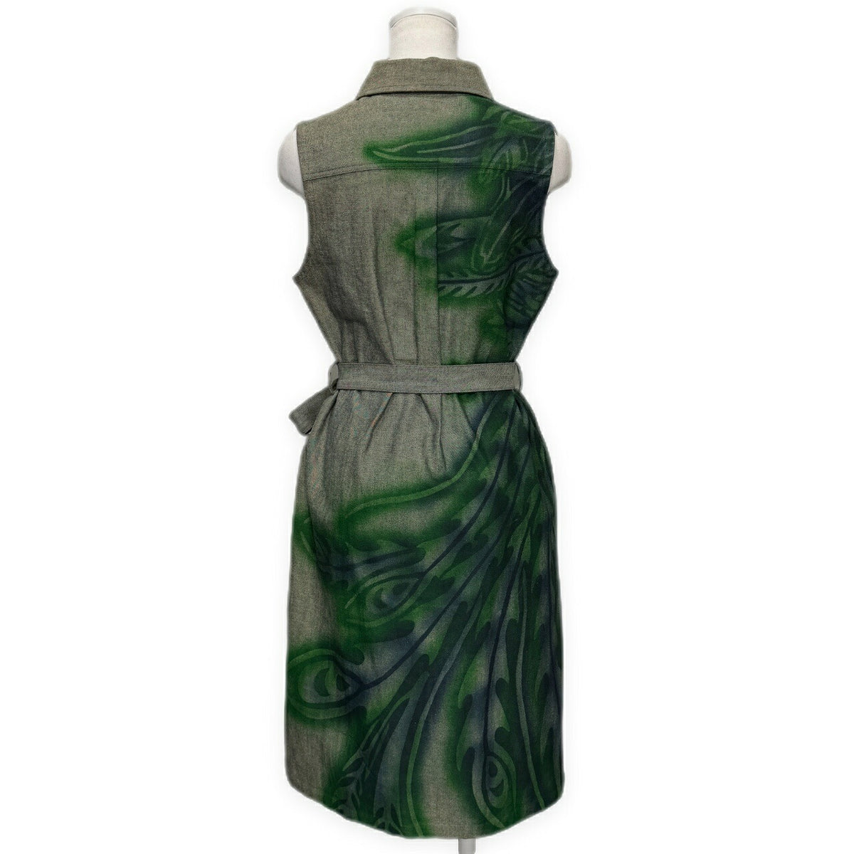 YOKANG DOSEA Denim Botanical Dress