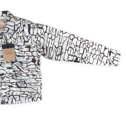 EVISU Lot.1213 Ishigaki Camo 1st Type Jacket White Size 40