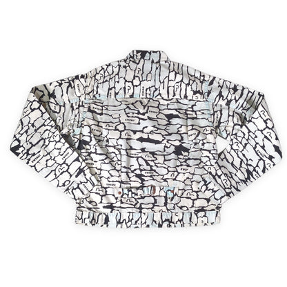 EVISU Lot.1213 Ishigaki Camo 1st Type Jacket White Size 40