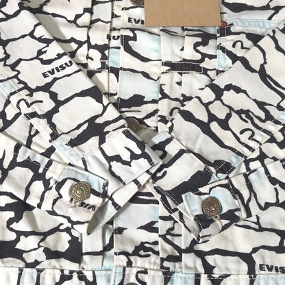 EVISU Lot.1213 Ishigaki Camo 1st Type Jacket White Size 40