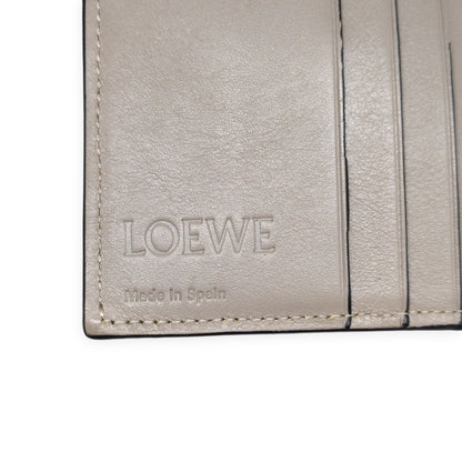LOEWE Compact Green Bi-Fold Zip Wallet