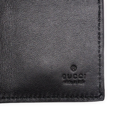 GUCCI GG Emblem 6-Ring Key Case Black Bag