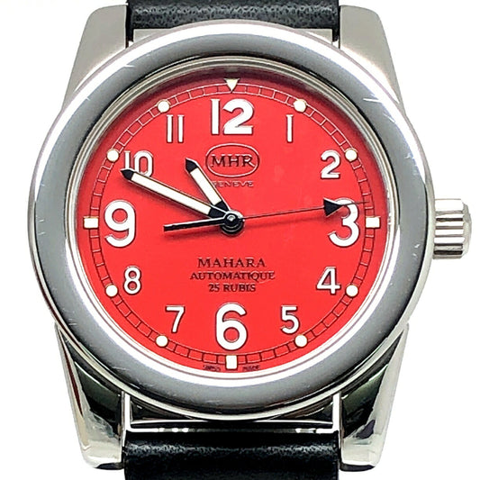 MAHARA Red Devil Swiss Automatic Watch 1993 Belt