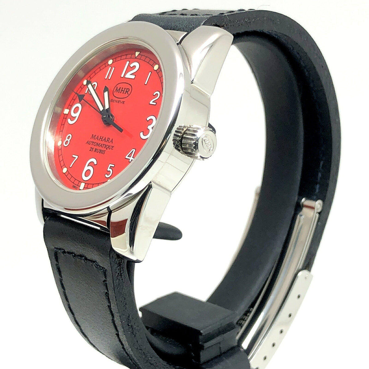 MAHARA Red Devil Swiss Automatic Watch 1993 Belt