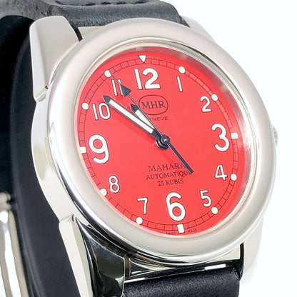 MAHARA Red Devil Swiss Automatic Watch 1993 Belt
